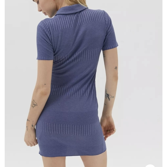 UO Lydia Collared Bodycon Mini Dress - Picture 8 of 8